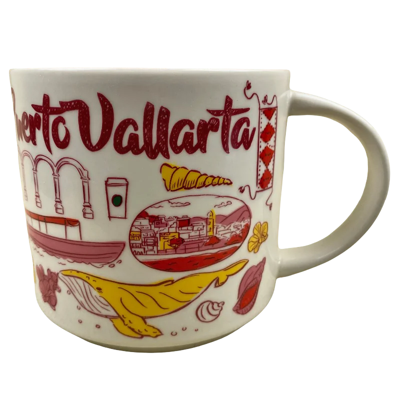 Elegant champagne flutes for parties-Been There Series Across The Globe Collection Puerto Vallarta 14oz Mug 2019 Starbucks