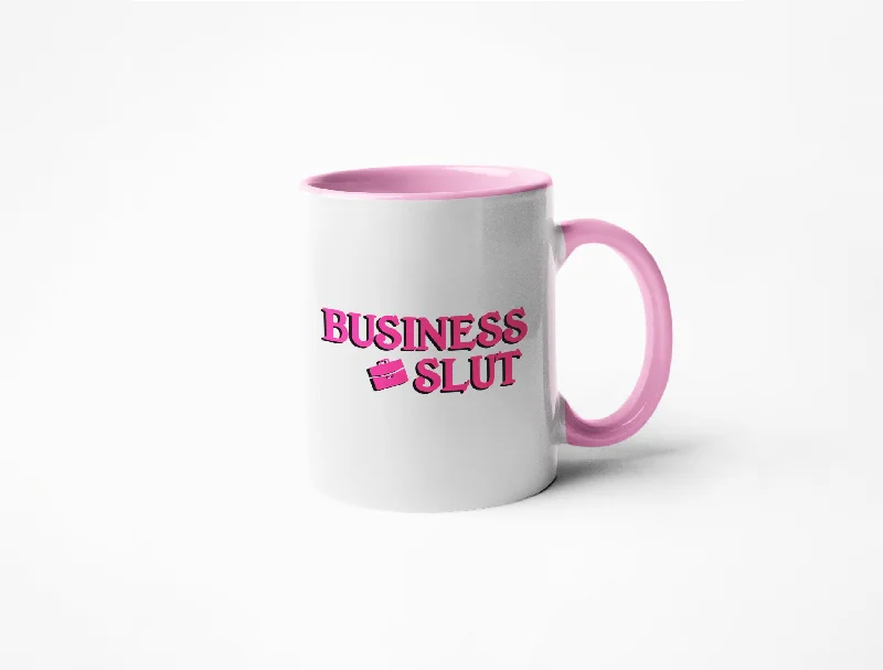 Vintage glassware for cocktails-Business Slut -  Coffee Mug