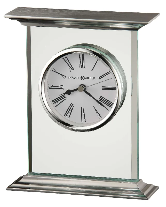 Trendy matte black vases-Clifton Tabletop Clock