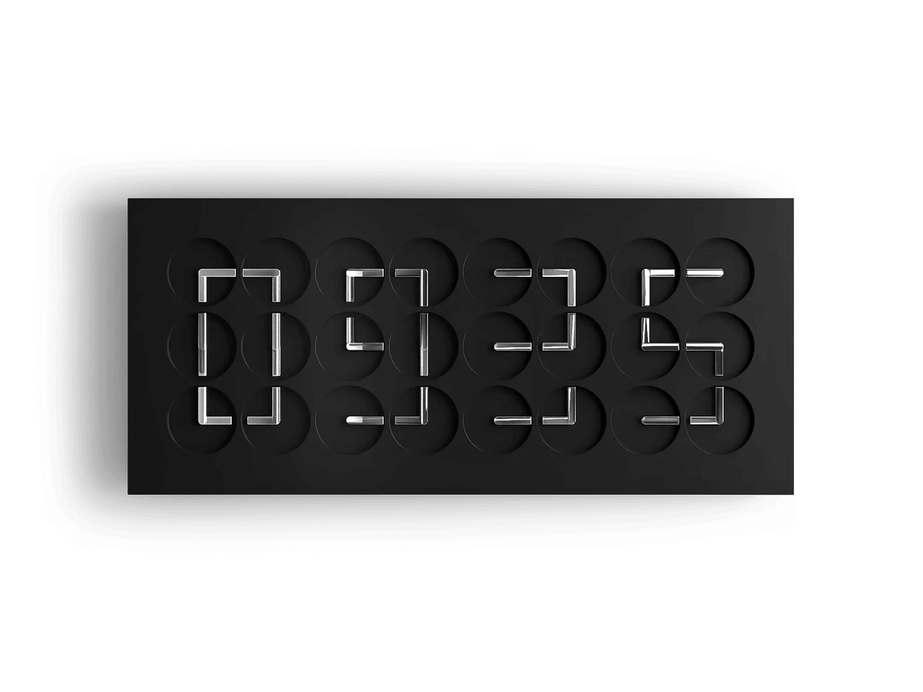 Casual fabric accent pillows-ClockClock 24 – Black Sterling Hands