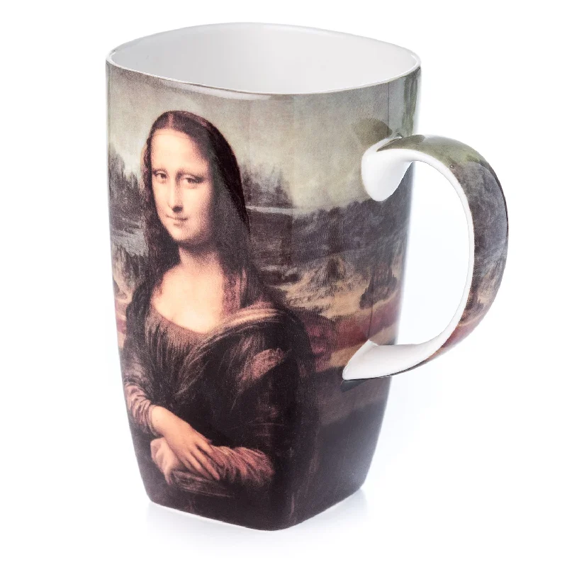 Affordable insulated espresso cups-Davinci Mona Lisa Grande Mug