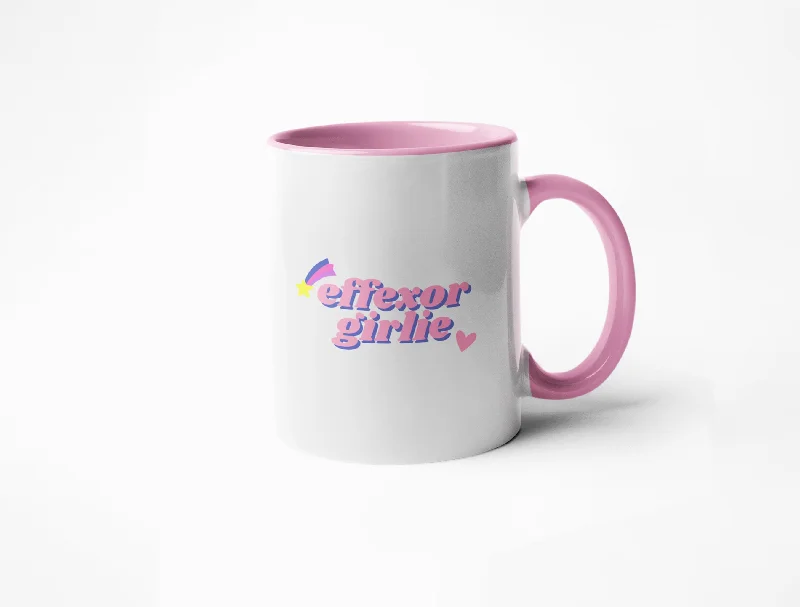 Elegant hand-painted mugs-Effexor Girlie -  Coffee Mug