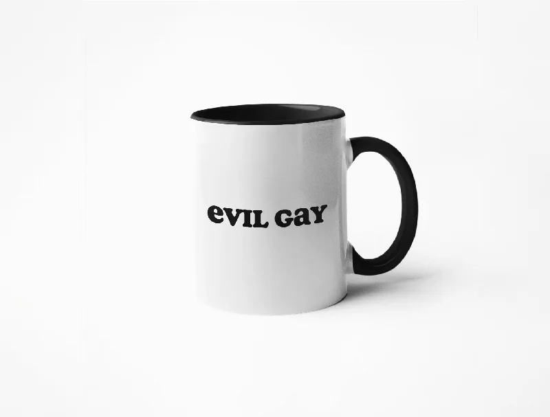 Chic frosted juice tumblers-Evil Gay - Coffee Mug