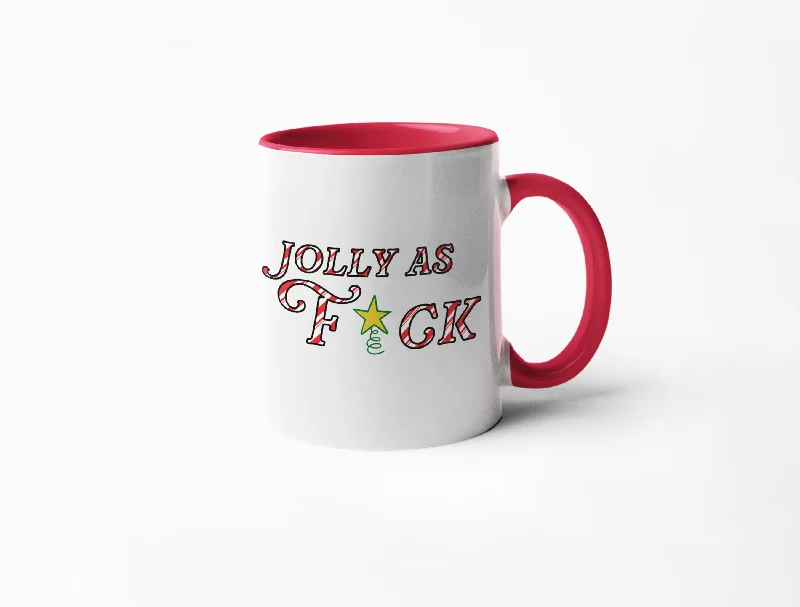 Trendy glass water cups-Jolly as F*ck  - Ceramic Coffee Mug