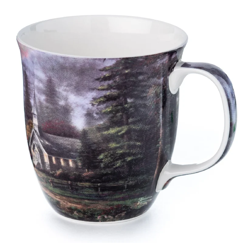 Affordable insulated tea tumblers-Kinkade Valley Chapel Java Mug