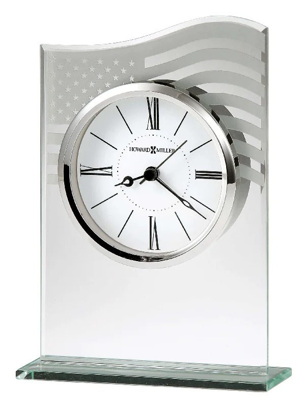 Designer wooden wall decor-Liberty Tabletop Clock