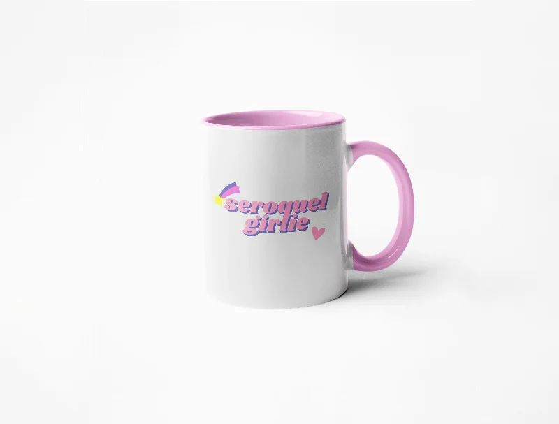 Trendy matte black tumblers-Seroquel Girlie -  Coffee Mug