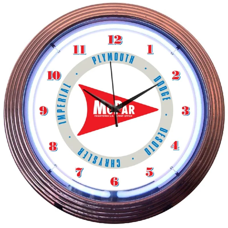 Casual glass photo frames-Mopar Arrow Neon Clock