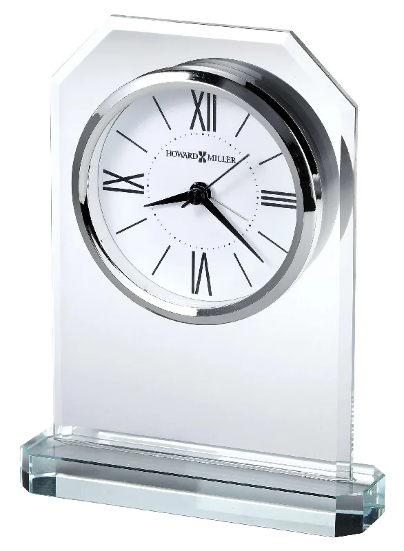 Stylish stackable storage bins-Quincy Tabletop Clock