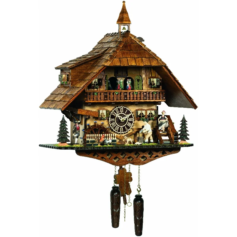 Affordable wooden wall clocks-Trenkle Cuckoo Clock 4259 QMT Chalet-Style 52cm