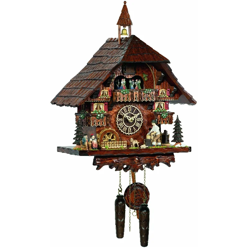 Designer wooden decorative trays-Trenkle Cuckoo Clock 4260 QMT Chalet-Style 52cm