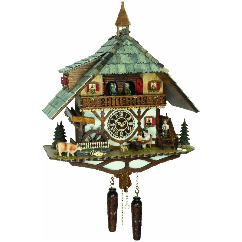 Luxury marble table sculptures-Trenkle Cuckoo Clock 4265 QMT Chalet-Style 52cm