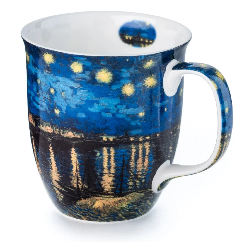 Insulated stainless steel tumblers-Van Gogh Starry Night over the Rhone Java Mug