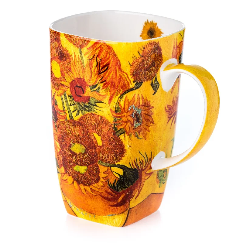 Luxury porcelain tea cups-Van Gogh Sunflowers Grande Mug