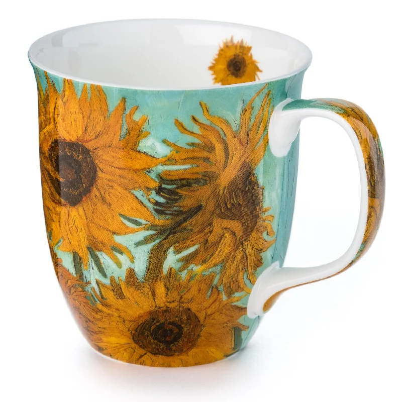 Trendy matte finish tumblers-Van Gogh Sunflowers Java Mug