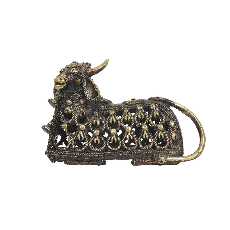 Durable wooden wall shelves-JALI NANDHI SITTING