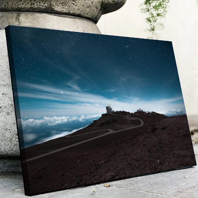 Affordable ceramic wall art-Haleakala at Night