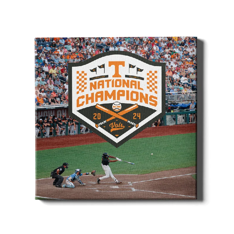 Elegant gold-framed wall art-Tennessee Volunteers - It's Out of Here NCAA Baseball National Champions