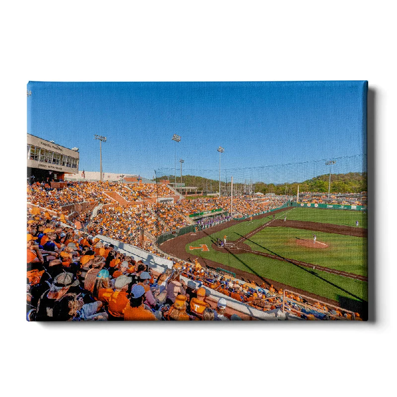 Chic frosted glass wall decor-Tennessee Volunteers - Lindsey Nelson Stadium Batter Up