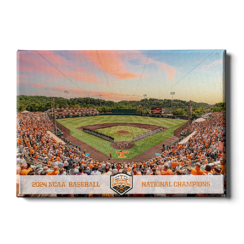 Luxury gold-accented sculptures-Tennessee Volunteers - Lindsey Nelson Stadium NCAA Baseball National Champions