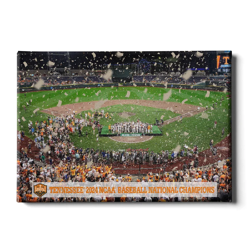 Chic frosted glass wall decor-Tennessee Volunteers - Tennessee 2024 NCAA Baseball National Champions