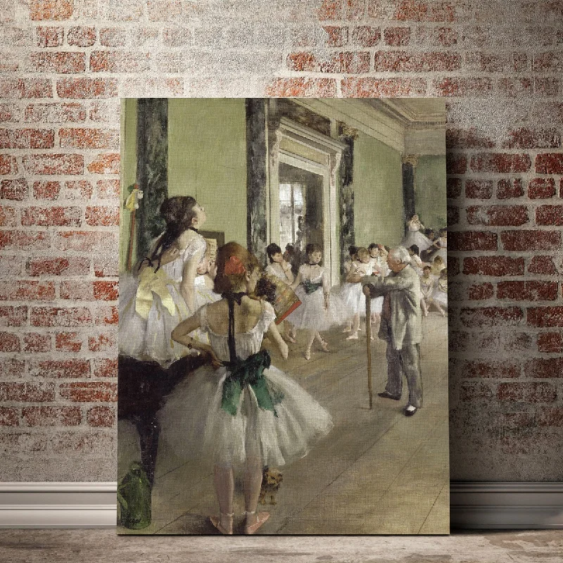 Elegant porcelain table lamps-The Ballet Class Canvas Set