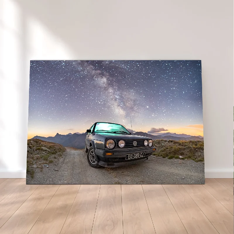 Vintage floral wall decor-Volkswagen Milky Way