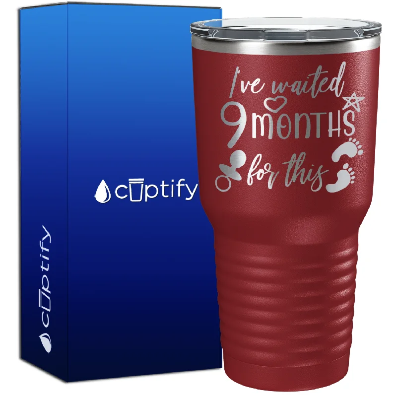 Designer stainless steel tumblers-I've Waited Nine Months for This 30oz New Baby Tumbler